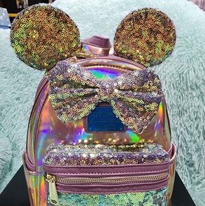 Loungefly Minnie sequin Backpack